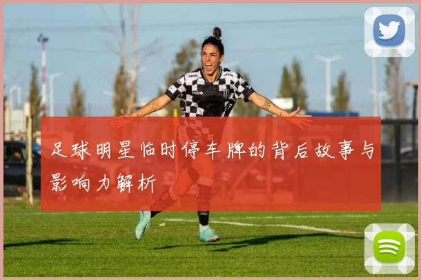 足球明星临时停车牌的背后故事与影响力解析